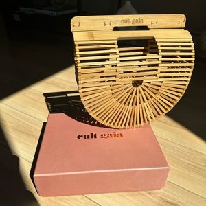 Cult Gaia Mini Ark Handbag Bamboo